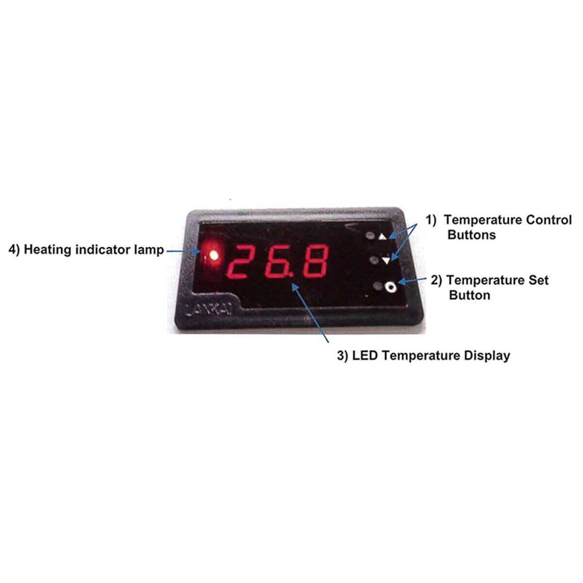Slide Warmer, controls